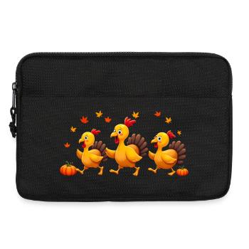 Bébé dinde de Thanksgiving - Sacoche pour ordinateur portable 13 pouces - noir - Devant
