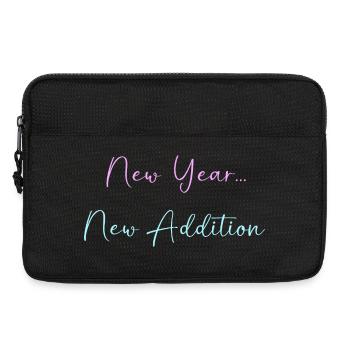Gender Reveal Neujahr - Laptoptasche 13" - Schwarz - Vorne