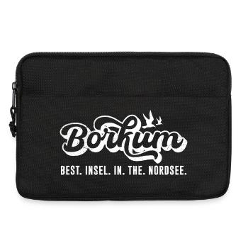 BORKUM BEST INSEL IN THE NORDSEE Lustiges - Laptoptasche 13" - Schwarz - Vorne