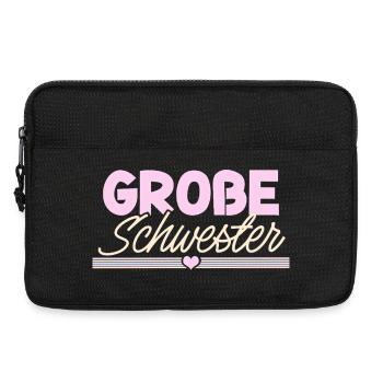 grande sœur - Sacoche pour ordinateur portable 13 pouces - noir - Devant