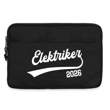 Électricien 2026 Profession d’apprentissage Stagiaire électricien - Sacoche pour ordinateur portable 13 pouces - noir - Devant