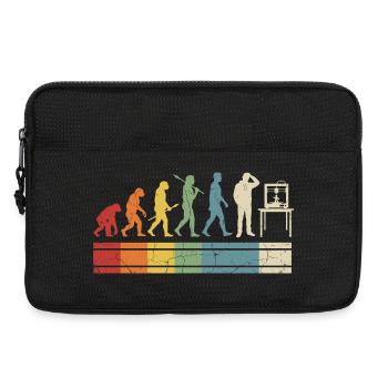 Évolution de l’impression 3D – Vintage Maker Design - Sacoche pour ordinateur portable 13 pouces - noir - Devant