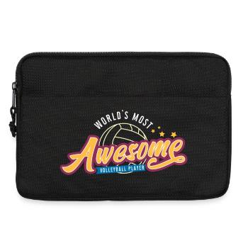 Awesome Volleyball  - Laptoptasche 13" - Schwarz - Vorne