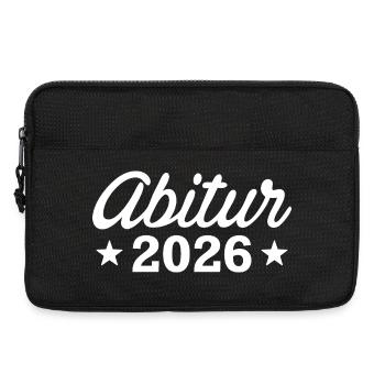 Abi 2026 - Abitur - Gift | minimal design - Laptop bag 13" - black - Front