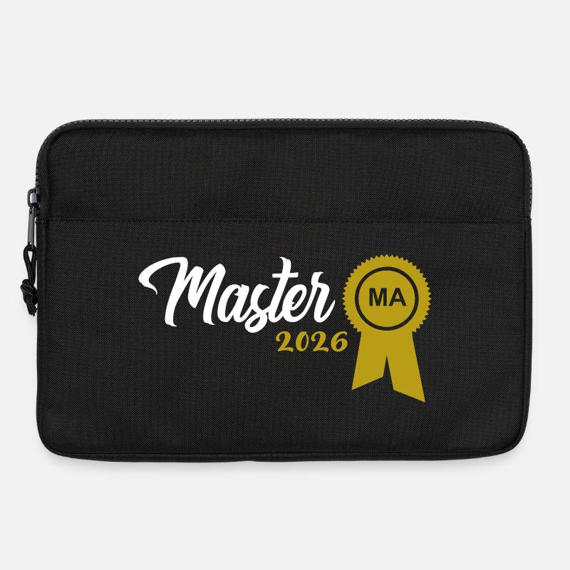 Master bestanden 2026 Promotion Sponsion - Laptoptasche 13" - Schwarz
