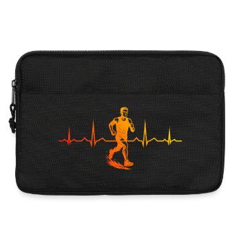 Running perfect for any race - Laptop bag 13" - black - Front