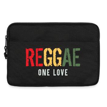 Reggae One Love Color Palette - Laptop bag 13" - black - Front