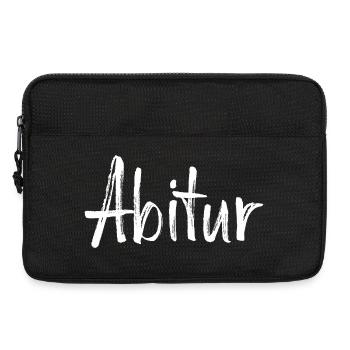Abitur Hand Lettering Design - Laptop bag 13" - black - Front