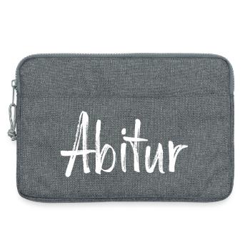 Abitur Handlettering Design - Laptoptasche 13" - Grau meliert - Vorne