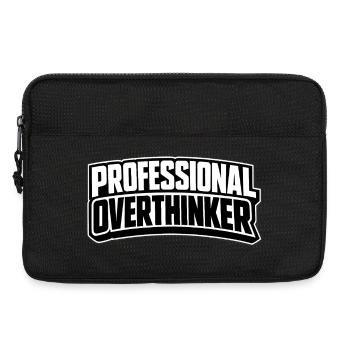 PROFESSIONAL OVERTHINKER INTROVERT - Laptop bag 13" - black - Front