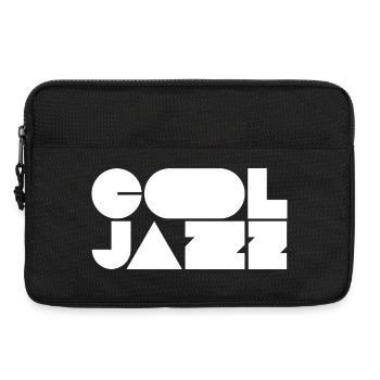 Logo jazz audacieux et cool - Sacoche pour ordinateur portable 13 pouces - noir - Devant