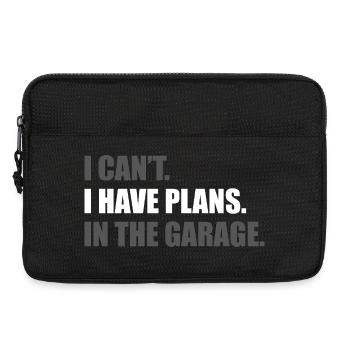 I can't i have plans Car lover car guy mechanic - Laptoptasche 13" - Schwarz - Vorne
