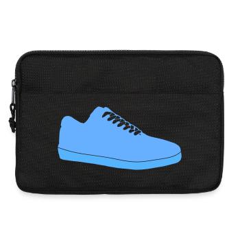 Blue Sneaker Silhouette - Laptop bag 13" - black - Front