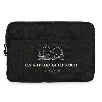 Kapitelnacht Schlafenszeit - Laptoptasche 13" - Schwarz - Vorne