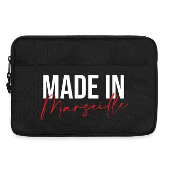 Made in Marseille - Laptop bag 13" - black - Front