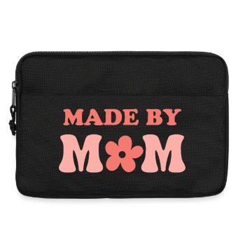 Fabriqué par le logo floral du MoM - Sacoche pour ordinateur portable 13 pouces - noir - Devant