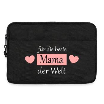 Muttertags Geschenk Mutter Muttertag Geschenkidee - Laptoptasche 13" - Schwarz - Vorne