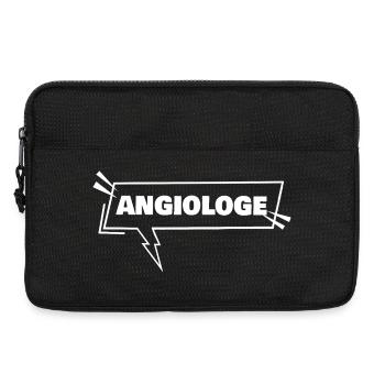 Angiologe als Ausbildung - Laptoptasche 13" - Schwarz - Vorne