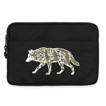 wolf-botanical - Laptoptasche 13" - Schwarz - Vorne