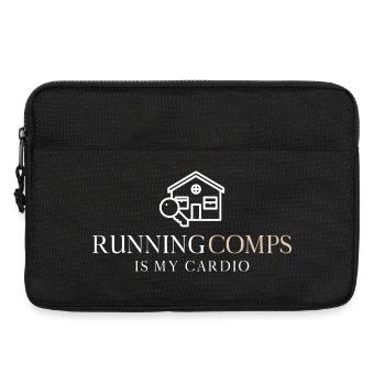 Wettkämpfe zu laufen ist mein Cardio-Workout - Laptoptasche 13" - Schwarz - Vorne