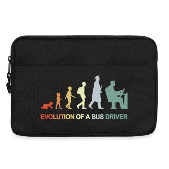 Évolution du bébé au chauffeur de bus - Sacoche pour ordinateur portable 13 pouces - noir - Devant