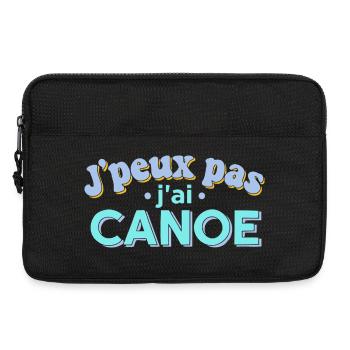 J'peux pas j'ai CANOE - Sacoche pour ordinateur portable 13 pouces - noir - Devant