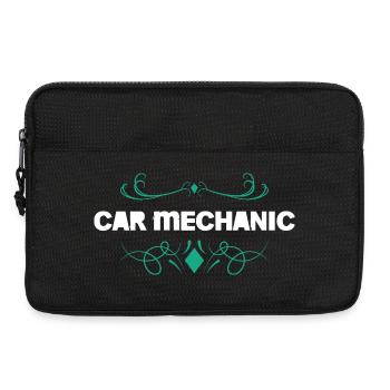 Ornement de mécanicien automobile - Sacoche pour ordinateur portable 13 pouces - noir - Devant