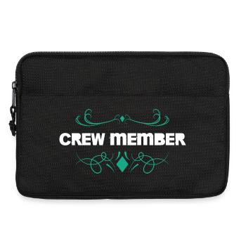 Flair d’ornement pour membres d’équipage - Sacoche pour ordinateur portable 13 pouces - noir - Devant