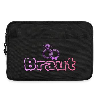 Mariée - Sacoche pour ordinateur portable 13 pouces - noir - Devant