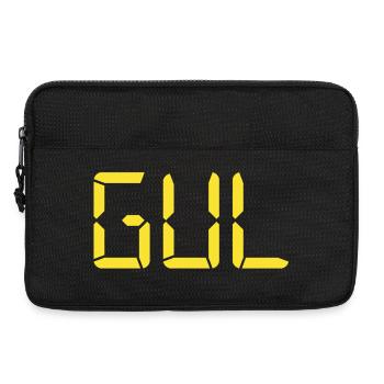 Gelb – LCD - Laptoptasche 13" - Schwarz - Vorne