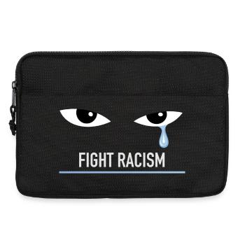 FIGHT RACISM - The Blue Tear - Laptoptasche 13" - Schwarz - Vorne
