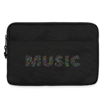 musique - Sacoche pour ordinateur portable 13 pouces - noir - Devant
