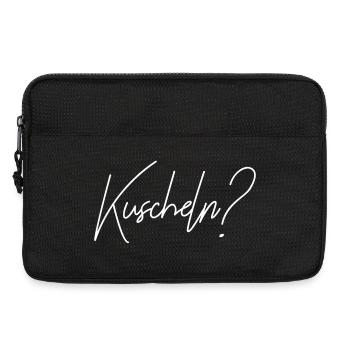 Kuscheln Schmusen Umarmung Free hugs Geschenk - Laptoptasche 13" - Schwarz - Vorne