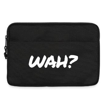 WAH? Cadeau de la mer du Nord bas-allemande, nord-allemande - Sacoche pour ordinateur portable 13 pouces - noir - Devant