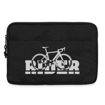 Rider Road Bike Gravel Bike Love Symbol Team - Sacoche pour ordinateur portable 13 pouces - noir - Devant