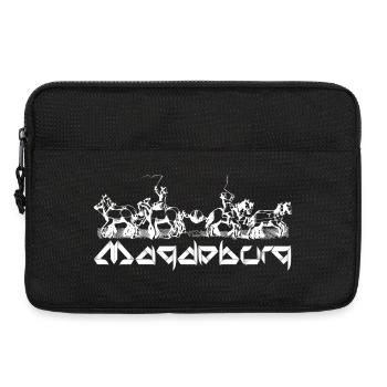 Magdeburg - Guericke Halbkugel Experiment - Laptoptasche 13" - Schwarz - Vorne