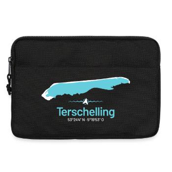 Terschelling | Design map - Laptop bag 13" - black - Front