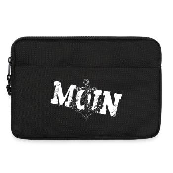MOIN Anker für den Captain der Meere - Laptoptasche 13" - Schwarz - Vorne