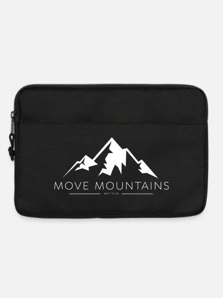 faith can move mountains - Laptop bag 13" - black