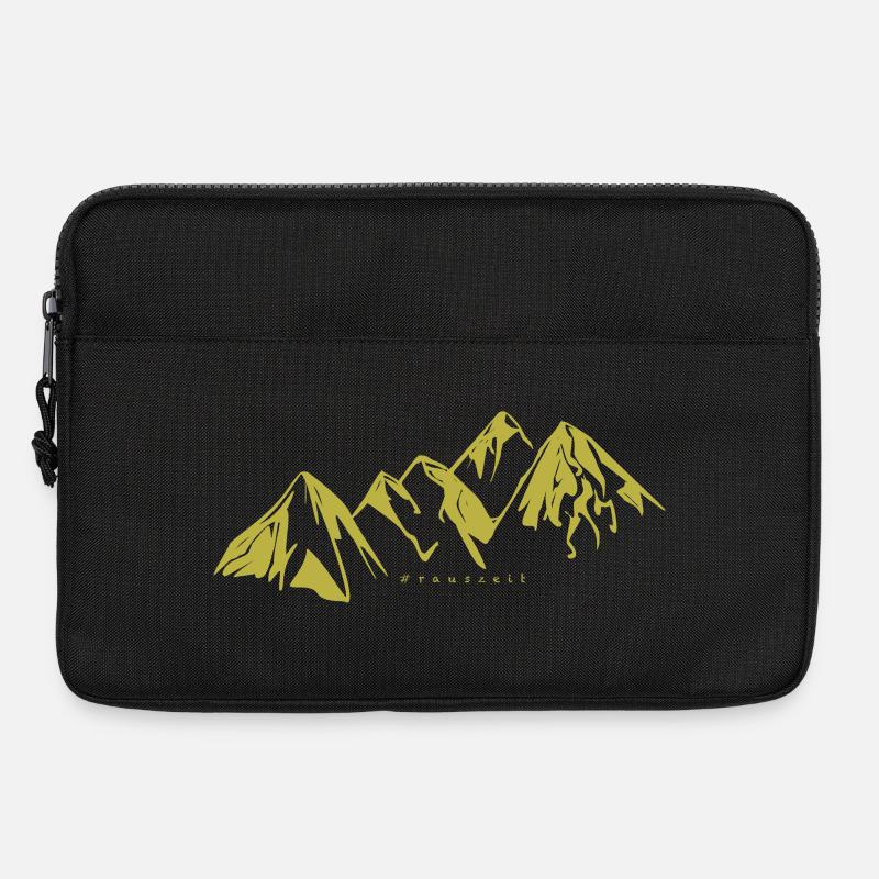 Berge - Laptoptasche 13" - Schwarz