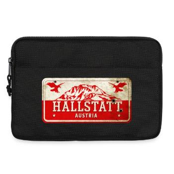 Hallstatt Austrian vintage sign - Laptop bag 13" - black - Front