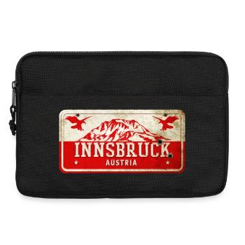 Signe vintage Innsbruck Autriche - Sacoche pour ordinateur portable 13 pouces - noir - Devant