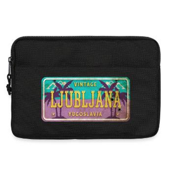 Bouclier vintage Ljubljana Yougoslavie - Sacoche pour ordinateur portable 13 pouces - noir - Devant