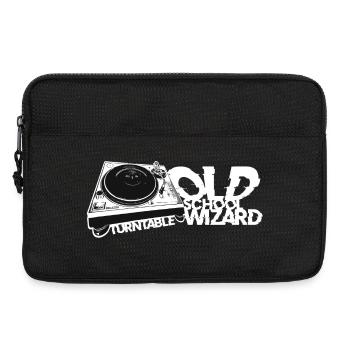 Turntable DJ Old School Wizard - Laptop bag 13" - black - Front
