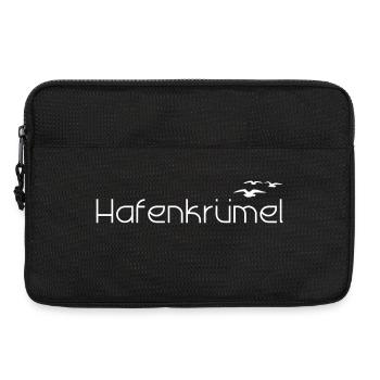 Hafenkrümel - Laptoptasche 13" - Schwarz - Vorne