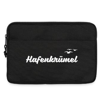 Hafenkrümel - Laptoptasche 13" - Schwarz - Vorne