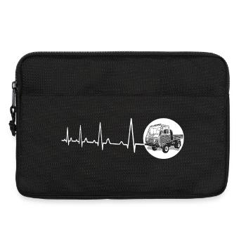 Herzschlag - Multicar M25 - Laptoptasche 13" - Schwarz - Vorne