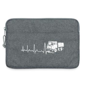 Heartbeat Multicar M25 DDR Mobylette Camion w - Sacoche pour ordinateur portable 13 pouces - gris chiné - Devant