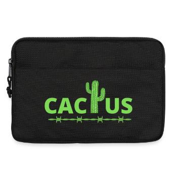 cactus, cactus humour - Sacoche pour ordinateur portable 13 pouces - noir - Devant