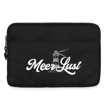 Mehr Lust auf Meer - Laptoptasche 13" - Schwarz - Vorne